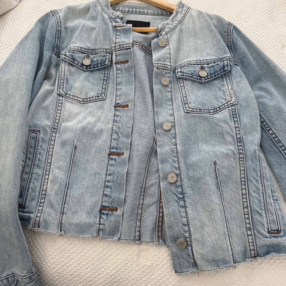 Banana Republic Faded Blue Jean Jacket